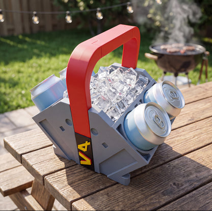 Full Throttle Brew "Engine Beer Holder"