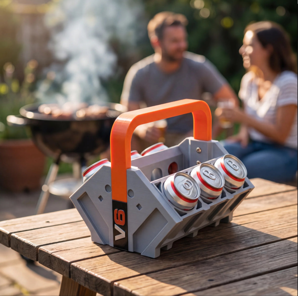 Full Throttle Brew "Engine Beer Holder"