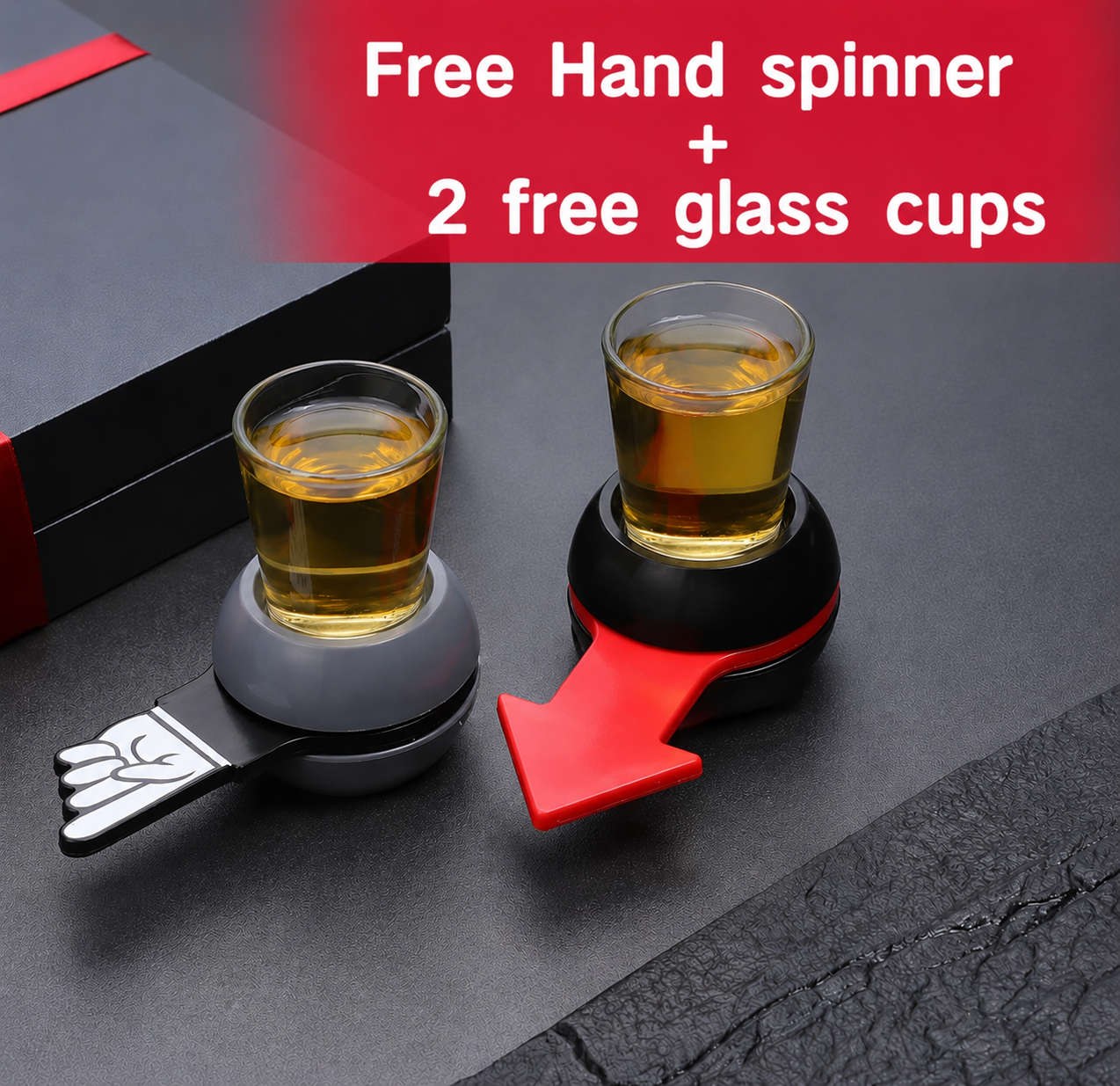 Spin the Shot – Party Roulette Drinking Game ( + 3 Free Gifts )