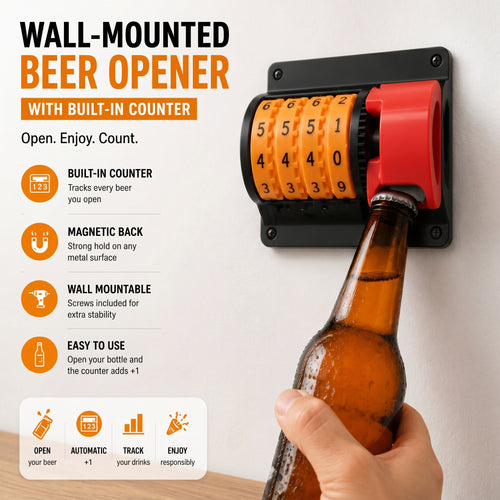 "Brew Count" Beer Opener/Counter